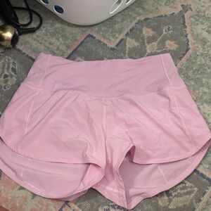 Lululemon Athletica Light Pink Athletic Shorts